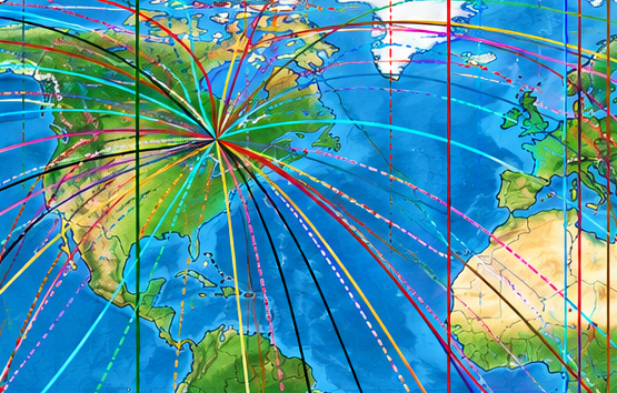 How Is an Astrocartography Map Calculated?